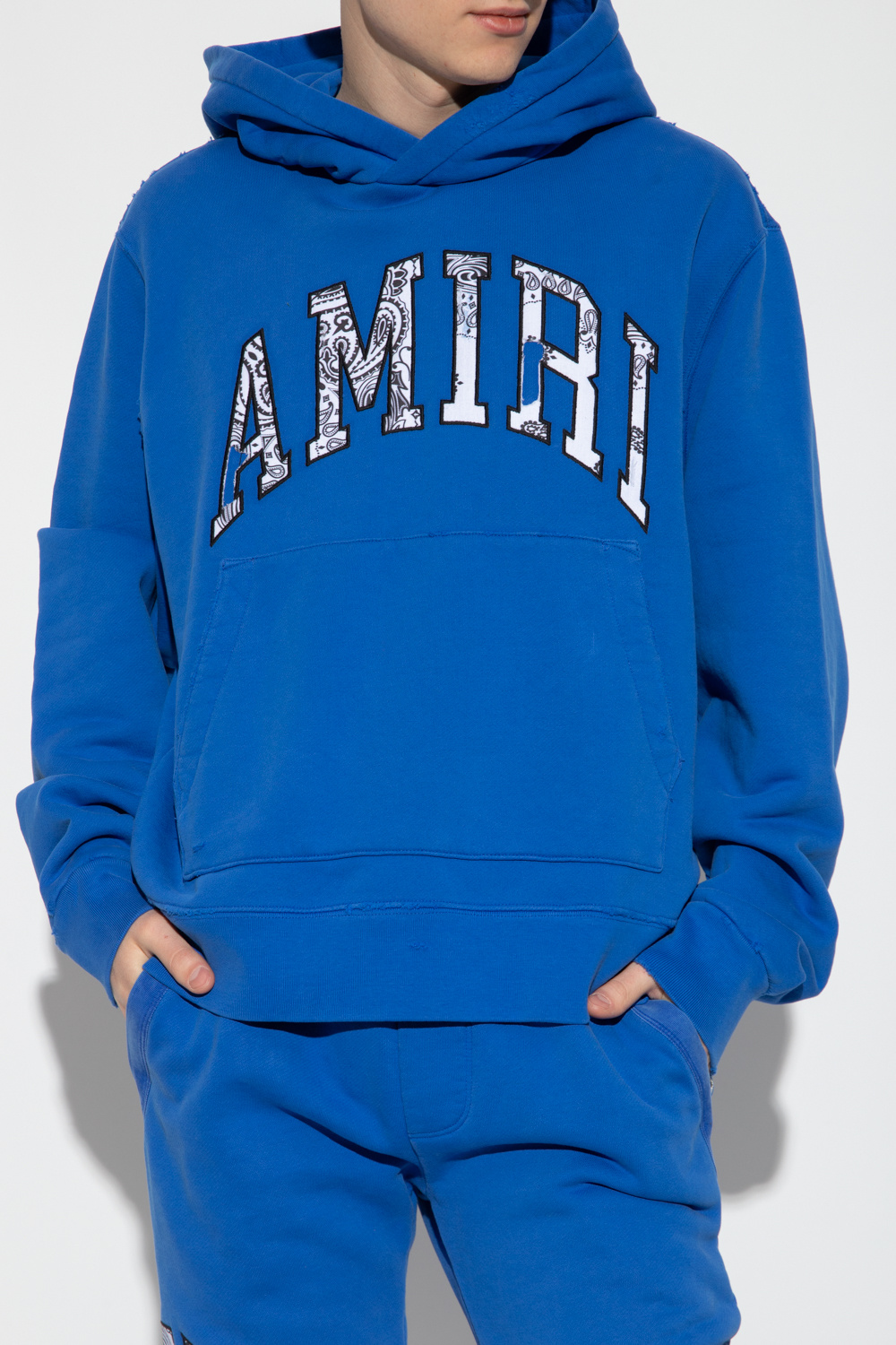 Amiri blue hoodie sale